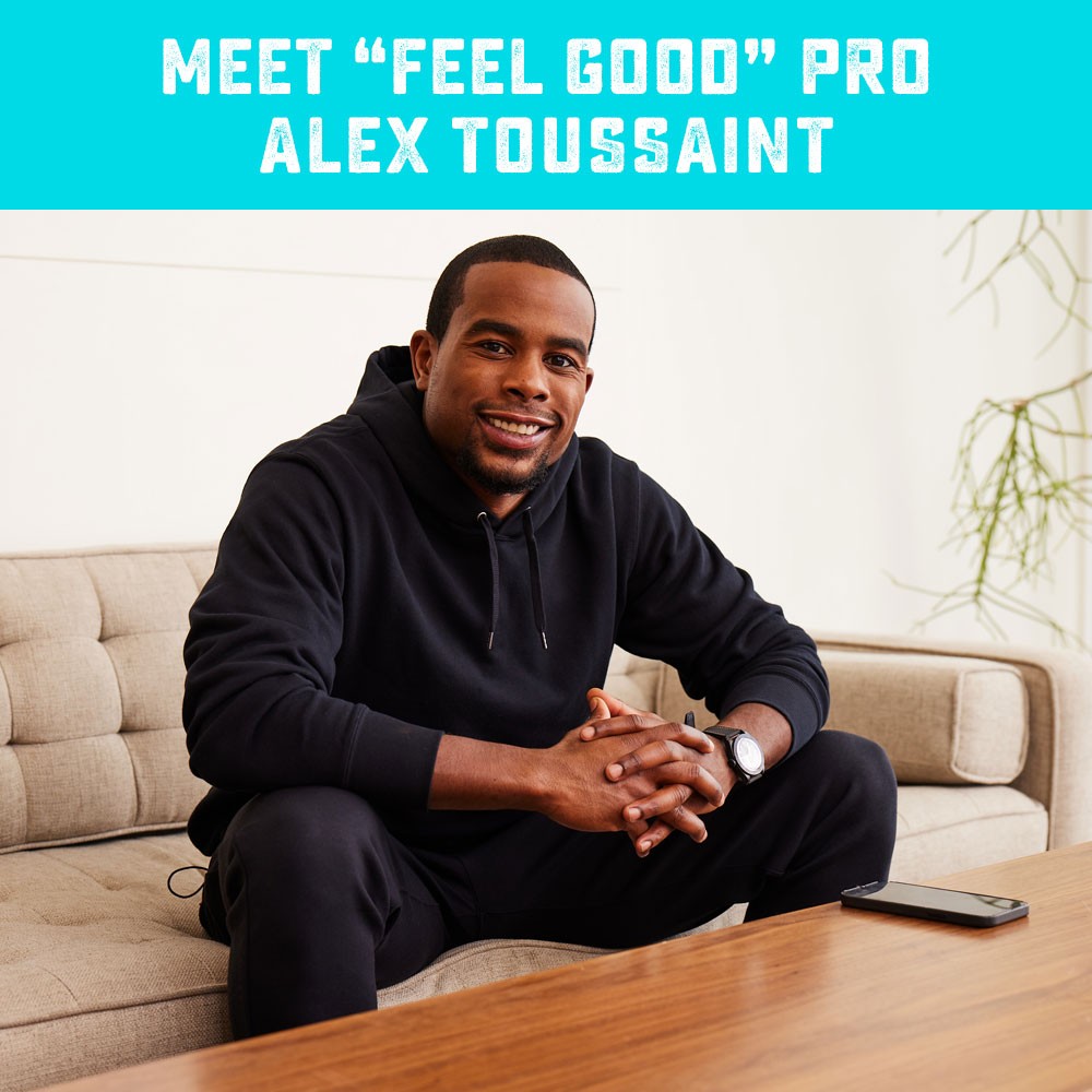 Meet Applegate Feel Good Pro Alex Toussaint